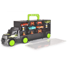 Dickie Toys Truck Carry Case With 4 Diecast Vehicles