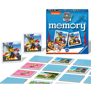 Ravensburger Paw Patrol Mini Memory Game Matching Picture Snap Pairs Game For Kids Age 3 Years And Up