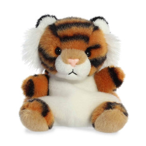 Aurora Adorable Palm Pals Indy Tiger Stuffed Animal Pocketsized Play Collectable Fun Orange 5 Inches