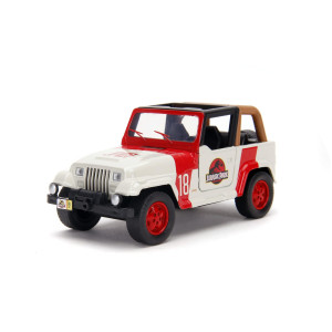 Jada Jurassic Park 132 Scale Jeep Wrangler In Quality Diecast Metal Open Doors For Children Ages 8 Multicolor 253252019