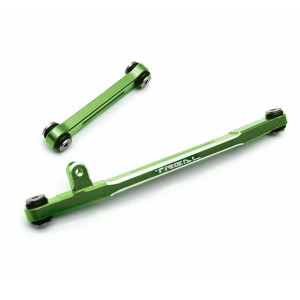 Treal Aluminum 7075 Steering Links Set For Axial Scx24 124 Scalev2 Green