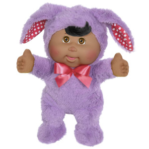 Cabbage Patch Kids Deluxe Toddler Giggle With Me Purple Bunny Fashion 11 Cpk Doll Touch Sensor For Giggles Grow Your Cabb