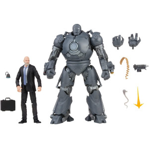 Marvel Hasbro Legends Series 6Inch Scale Action Figure Toy 2Pack Obadiah Stane And Iron Monger Infinity Saga Characters Premi