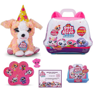 Pets Alive Pet Shop Surprise Puppy By Zuru Interactive Toy Pets With Electronic Speak And Repeat Playset Puppy