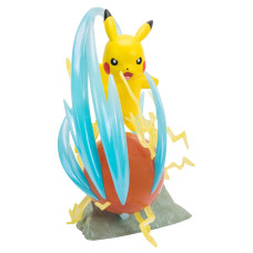 Pokemon Pikachu Deluxe Collector Statue Figure Light Fx Collector Statue Pikachu Authentic Details Pokemon Collectibles