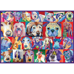 Ravensburger Hello Doggie 500 Piece Large Format Jigsaw Puzzle For Adults 16794 Every Piece Is Unique Softclick Technology