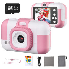 Kids Selfie Camera Christmas Birthday Gifts For Girls Age 310 Digital Video Cameras For Toddler Portable Toy For 3 4 5 6 7 8