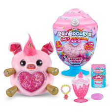 Rainbocorns Jelly Shake Surprise Series 2 Pig By Zuru Cuddle Plush Scented Stuffed Animal Slime Mix Talkback Feature And More