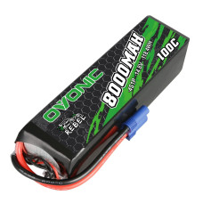 Ovonic 4S Lipo Battery 100C 8000Mah 148V Lipo Battery With Ec5 Connector For Arrma 15 18 110 Rc Car And Truck