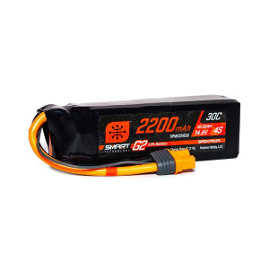 Spektrum 148V 2200Mah 4S 30C Smart Lipo G2 Ic3 Spmx224S30 Medium