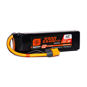 Spektrum 148V 2200Mah 4S 50C Smart Lipo G2 Ic3 Spmx224S50