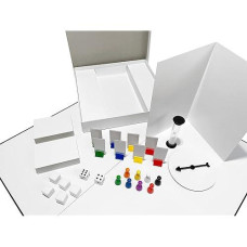 Create Your Own Board Game Set - Diy Kit With Blank Game Board, Game Pieces, Blank Cards, Dice, Spinner, Rulebook, Sand Timer - Build Your Own Game For Family Board Games