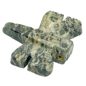 Nelson Creations Llc Dragonfly Natural Soapstone Handcarved Animal Charm Totem Stone Carving Figurine 15 Inch