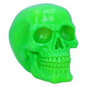 Nemesis Now Psychedelic Fluorescent Skull Figurine Green 155Cm