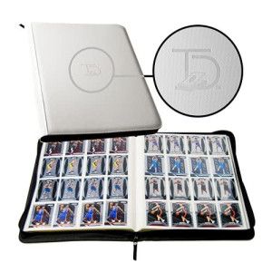 Topdeck 1000 Card Binder Tcg Portfolio 16 Pocket Card Binder Ringless Binder Compatible With Pokemon Cards Yugioh Magi