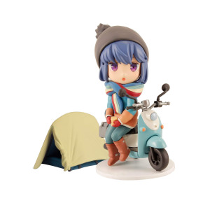 Plum Yuru Camp Laidback Camp Mini Figure Rin Shima Season 2 Version Pvc Figure 70Mm 275 Inches Pf159