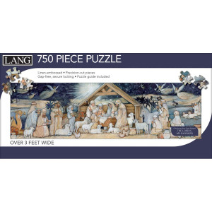 Lang Nativity Set Puzzle 750 Pc Panoramic 5041023 Multicolor