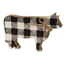 Happy Deals Buffalo Plaid Cow Discontinued