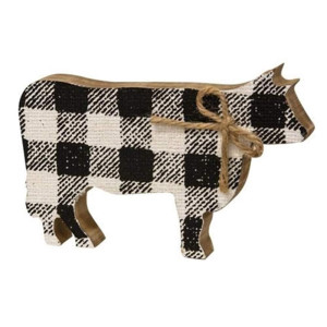 Happy Deals Buffalo Plaid Cow Discontinued