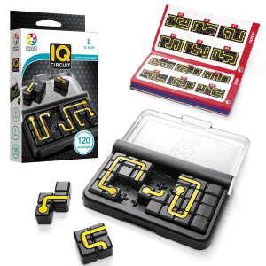 Smartgames Iq Circuit Portable Travel Game With 120 Challenges For Ages 8Adult