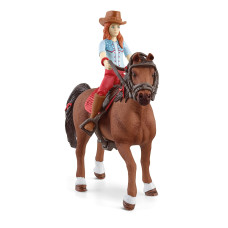 Schleich Horse Club 6Piece Playset Horse Toys For Girls And Boys Ages 512 Hannah And Cayenne The Horse