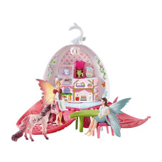 Schleich Bayala 14Piece Playset Fairy Toys For Girls And Boys Ages 512 Fairy Caf Blossom Toy Set