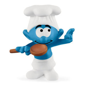 Schleich Smurfs Collectible Retro Cartoon Toys For Boys And Girls Chef Smurf Toy Figurine Ages 3