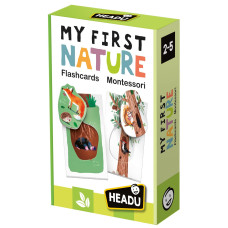 Headu My First Nature Flash Cards Montessori Educational Toys For Boys And Girls Ages 24 Years Old Toddler Learning Toys Tea