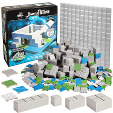 Monster Adventure Terrain 173Pc Painted Core Building Set W Baseplate Fully Modular And Stackable 3D Tabletop World Builder