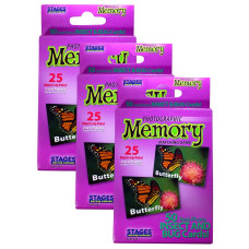 Stages Learning Materials SLM223-3 Insects & Bugs Photographic Memory Matching game - 3 Each