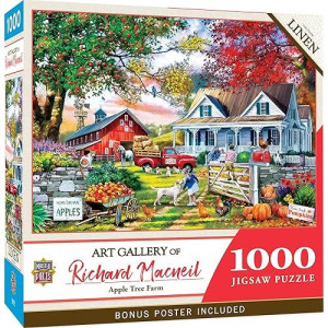 Masterpieces 1000 Piece Jigsaw Puzzle For Adults, Family, Or Kids - Apple Tree Farm - 19.25"X26.75"