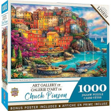 Masterpieces - Cinque Terre - 1000 Piece Jigsaw Puzzle For Adults, Family, Or Kids - 19.25"X26.75"