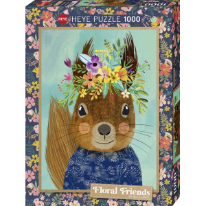 Heye Sweet Squirrel 1000 Teile Puzzle Silver