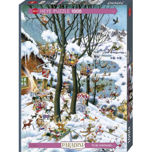 Heye In Winter 1000 Teile Puzzle Silver