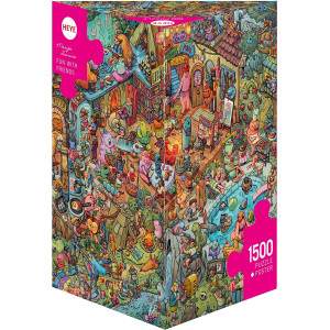 Heye Fun With Friends Tiurina 1500 Teile Puzzle Silver