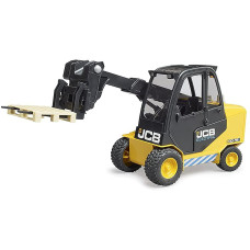 Bruder Jcb Teletruk With Pallet 02512 For Ages 4 And Up Compatible With Bworld Figures