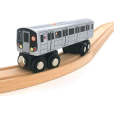 Munipals Mp01110M Wooden Subway M Train Nyc Mta Nassau Street Local R160 Car