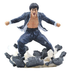 Diamond Select Toys Bruce Lee Gallery Earth Pvc Statue Multicolor 9 Inches