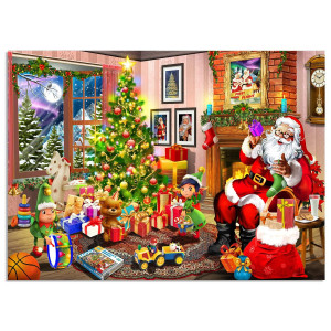 1000 Piece Puzzle For Adults Santas Room Christmas Puzzle 1000 Pieces Jigsaw Puzzles 1000 Pieces Puzzles For Adults 1000 Pieces