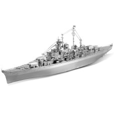 Piececool 3D Puzzles For Adults Metal Watercraft Model Kits Bismarck Battleship 3D Model Diy Kits For Teenagers Students Stress