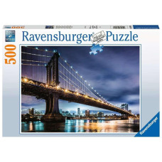 Ravensburger Puzzle 16589 New York The City That Never Sleeps 500 Pieces Puzzle For Adults And Children From 10 Years City Puz