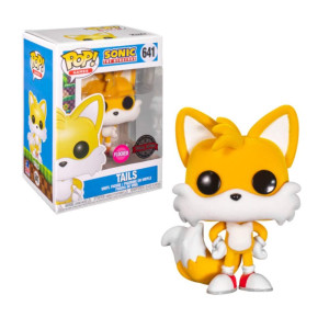 Funko Pop Sonic The Hedgehog Flocked Tails 641 Exclusive