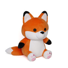 Avocatt Orange Red Fox Plush 10 Inches Stuffed Animal Plushie Hug And Cuddle With Squishy Soft Fabric And Stuffing Cute To