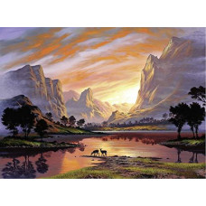 Ravensburger Great Outdoors Puzzle Series Tranquil Sunset 300 Piece Jigsaw Puzzle For Adults 82125 Every Piece Is Unique S