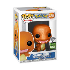 Pop Pokemon 455 Charmander Diamond Glitter Vinyl Figure 2021 Spring Convention Exclusive