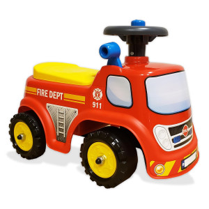 Falk Fireman Truck With Opening Seat And Steering Wheel With A Horn Rideon And Pushalong 15 Years