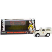 1961 Land Rover 88 Series II Station Wagon cream with White Top Ace Ventura 2: When Nature calls (1995) Movie 143 Diecast Model car by greenlight