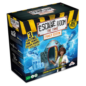 Escape Room The Game Family Edition With 3 Exciting Time Travel Games Solve The Mystery Board Game For Family Kids Teens