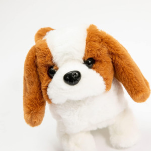 Sangkn Toy Dog Toy Dogs That Walk And Bark Battery Realistic Puppy For Kids Realistic Barking Dog Toy Walking Electronic Pets