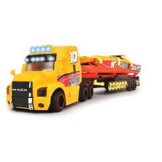 Dickie Toys Mack Truck With Trailer And Boat